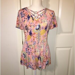 Juniper + Lime Floral Top